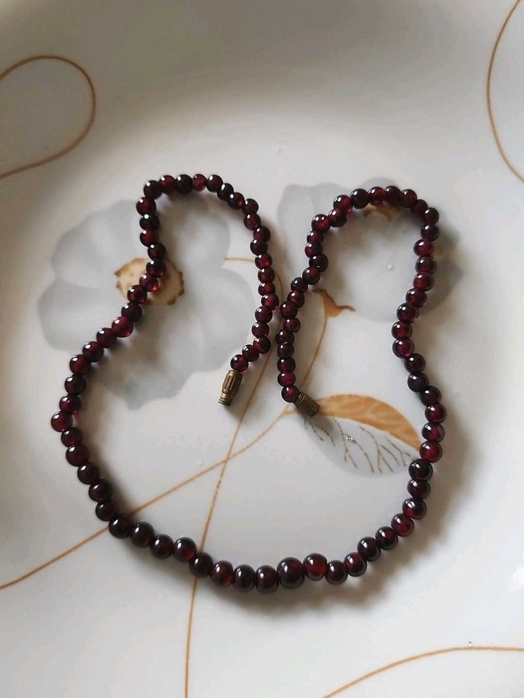 🆕️ Marron Glass Bead Necklace