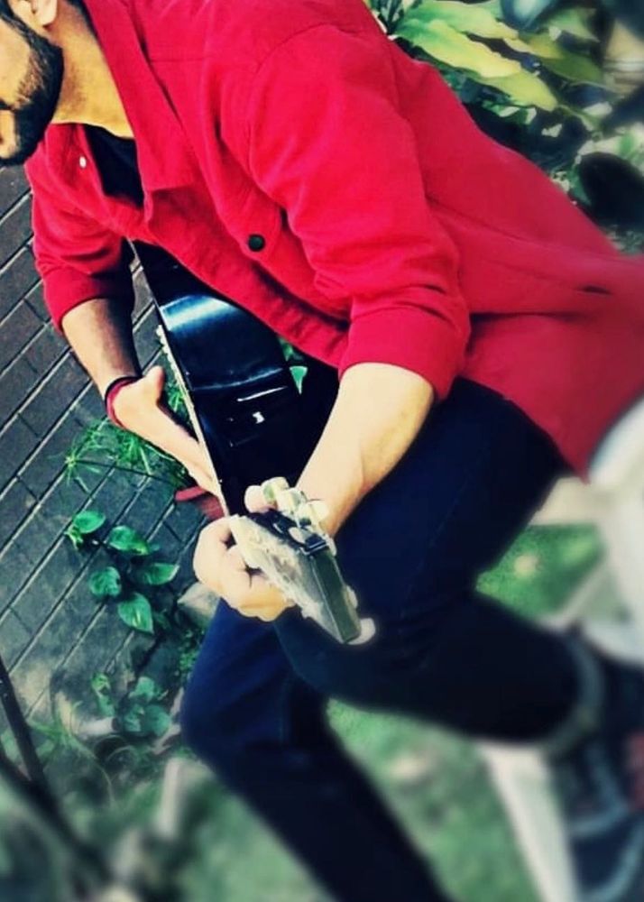 “Red Denim trendy jacket”