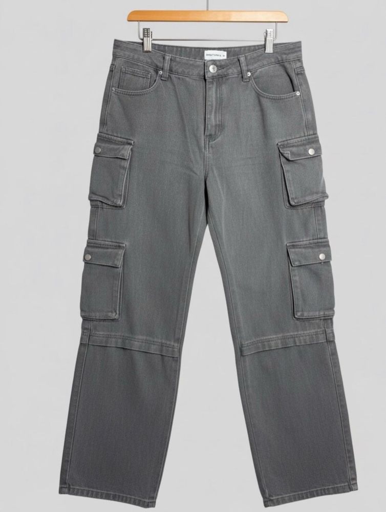Gray 6pocket Cargo Pants