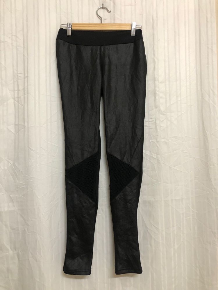 Maryly Winter Warm Black Leggings