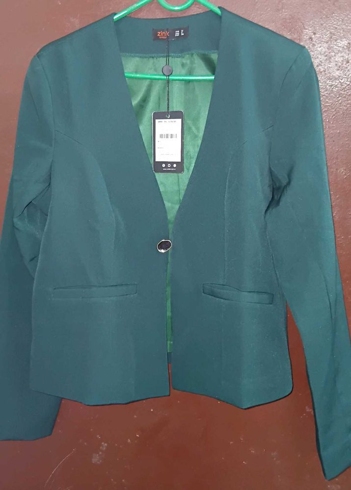 Zink London Brand Deep Green Blazer M Size