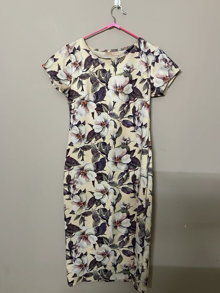 High Neck Bodycon Dress
