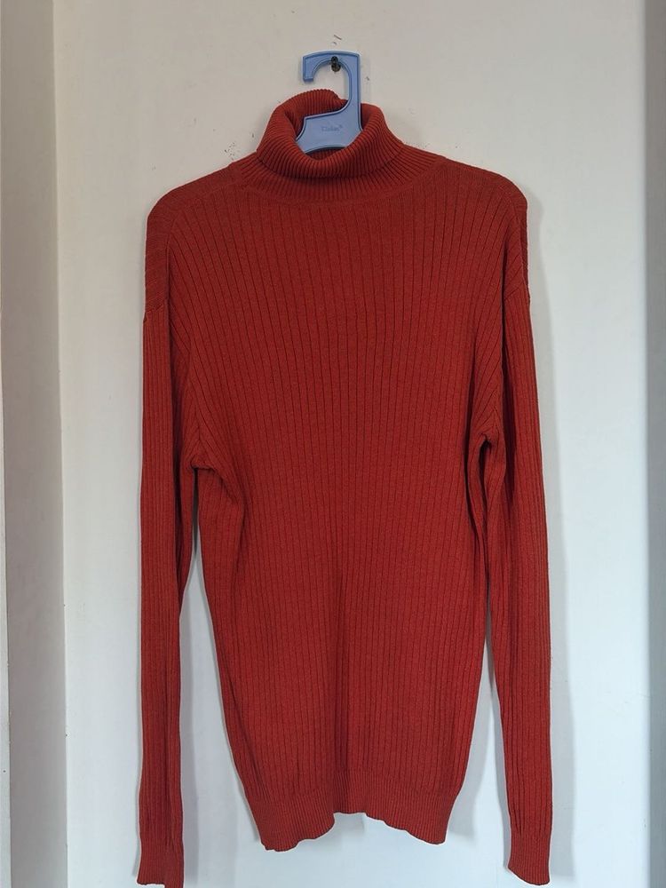 Red Turtleneck Sweater