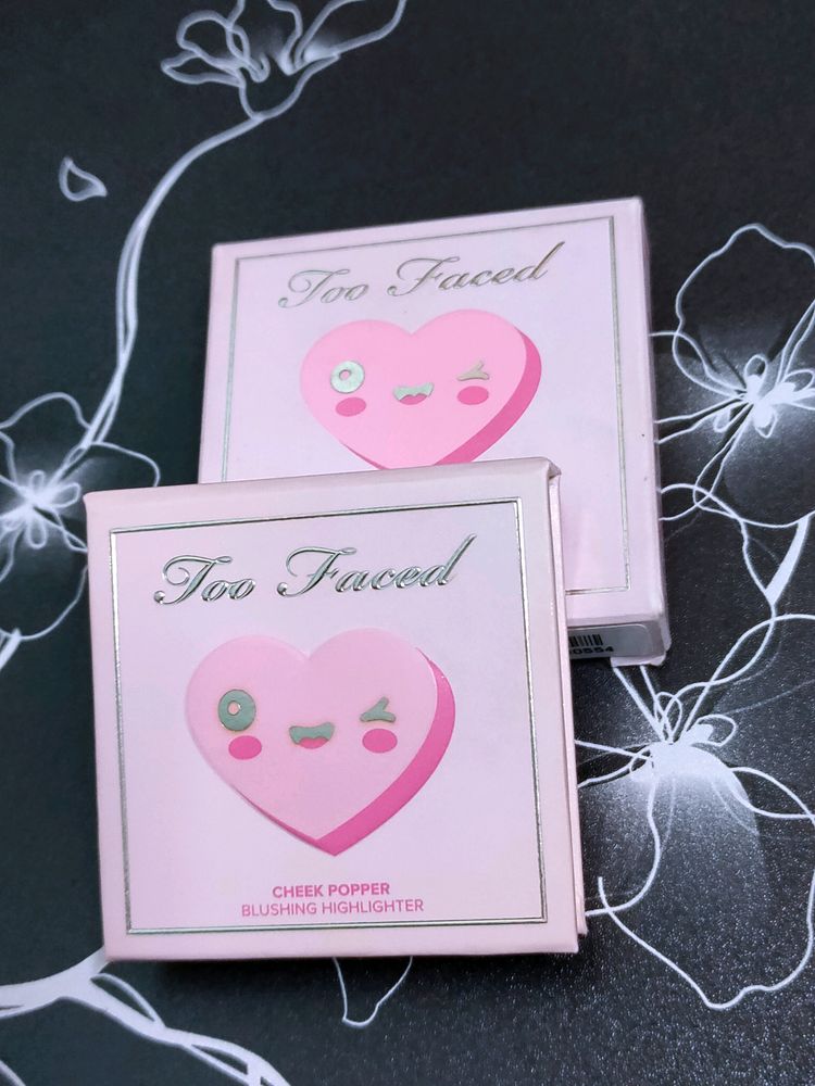 Original Too Faced Blush And Highlighter