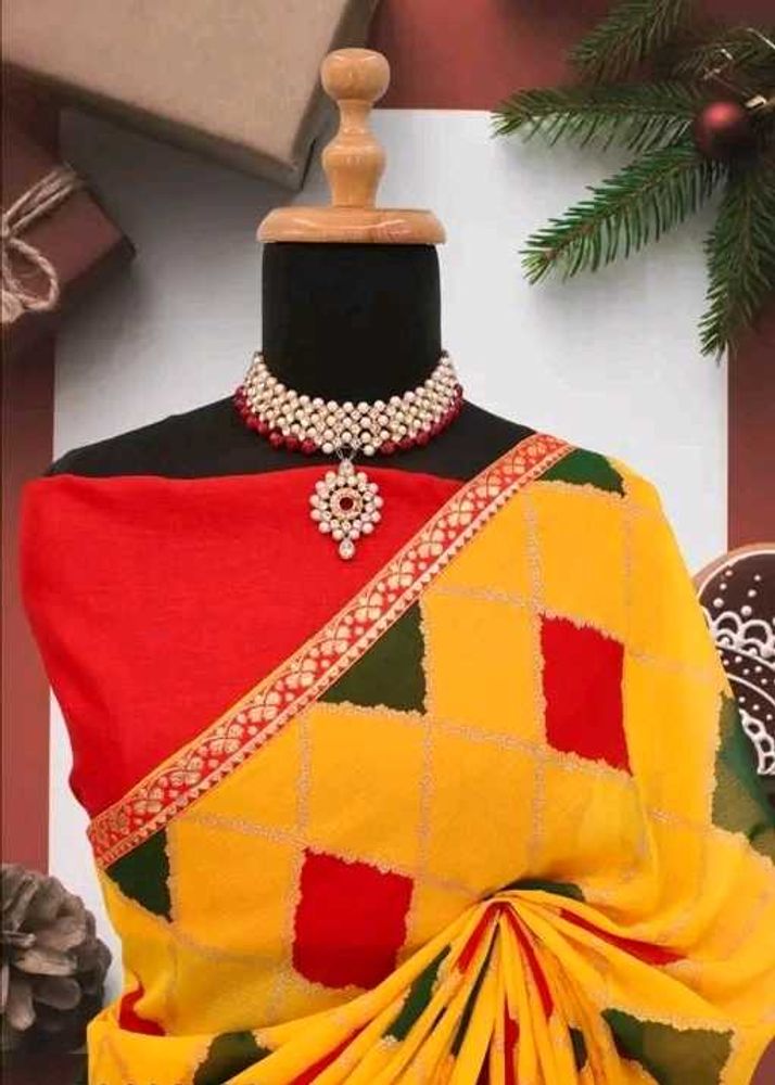 Only Rs 349 Multicolored Saree