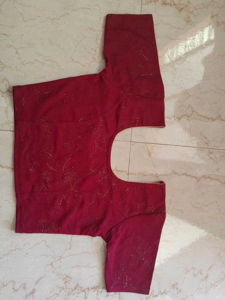 Maroon Blouse