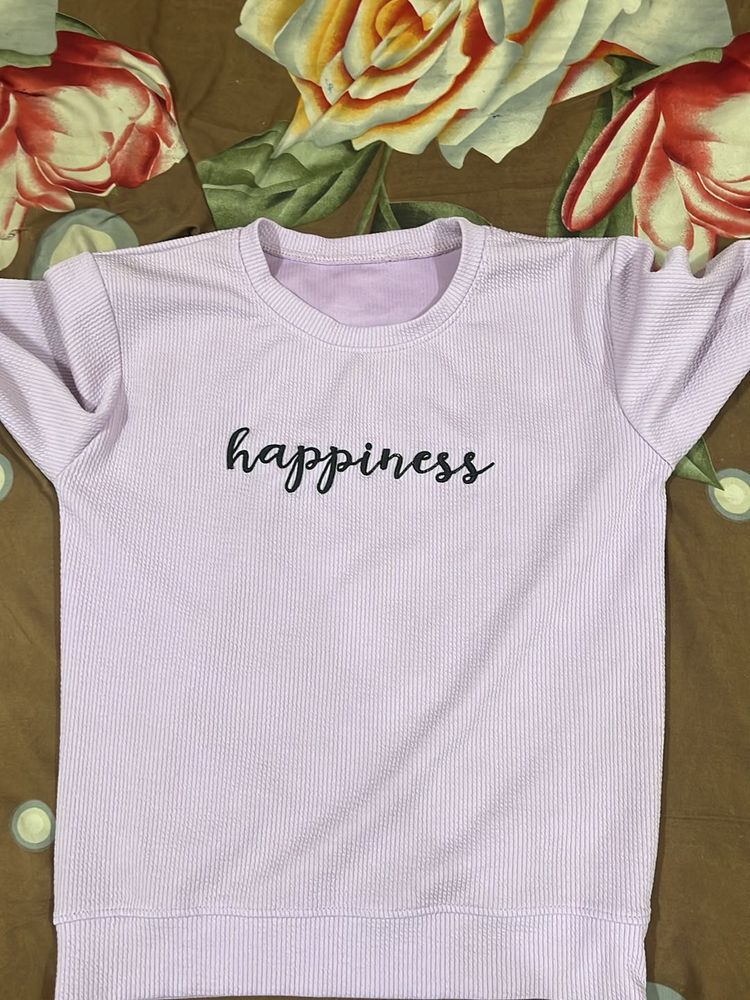 Lilac Happiness Sweatshirt