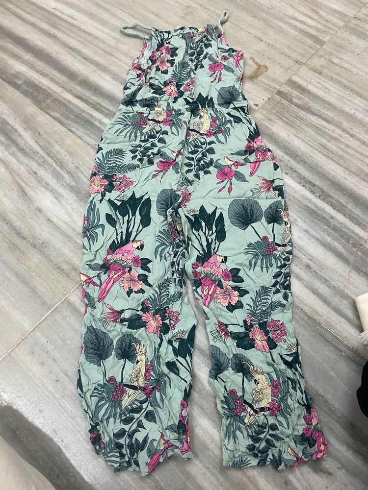Floral Print Jumpsuit