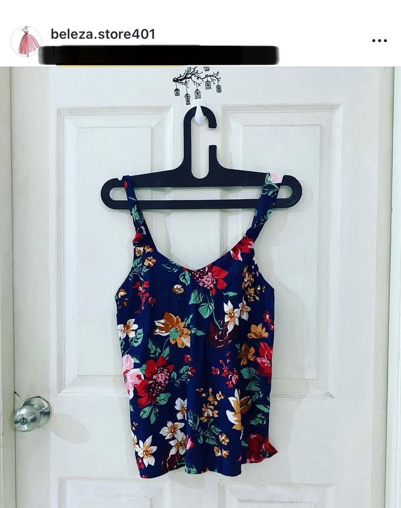 Floral Print Cami Top
