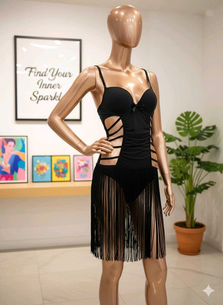 Fringe Trim Swimsuit