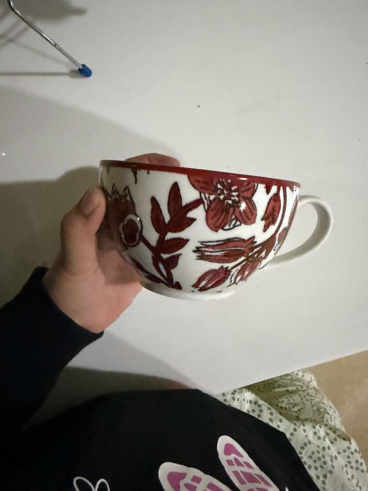 Red Trim Mug