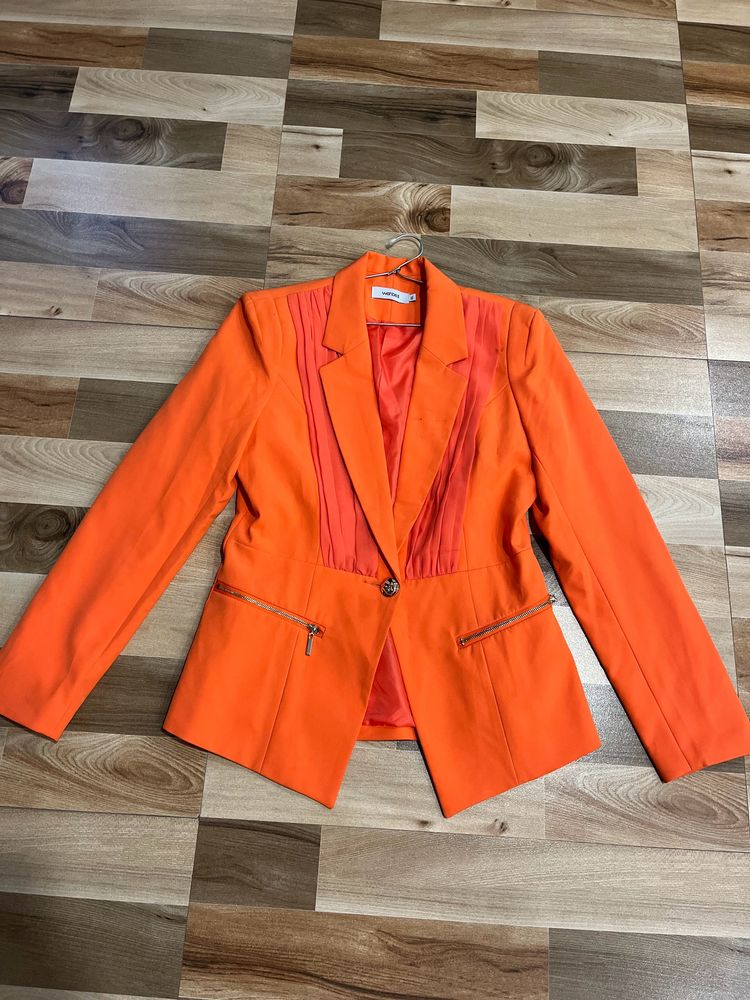 Partywear Orange Blazer