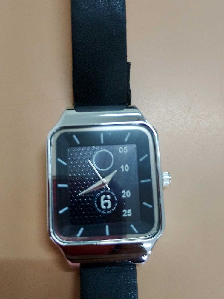 Wrist Black Slim Watch
