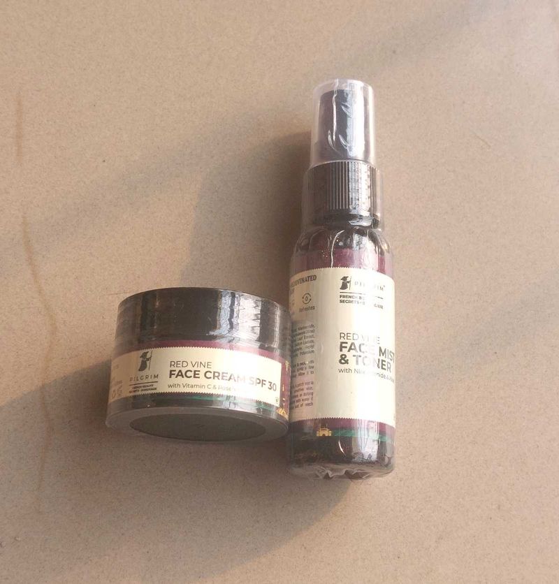 Pilgrim Moisturizer And Toner Combo