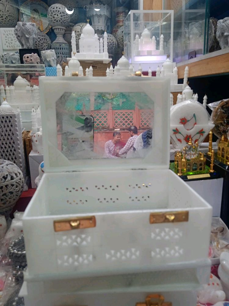 White Marbel Box Big Size