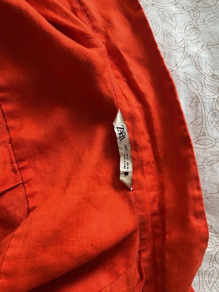 Zara Orange Top