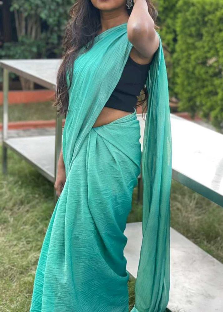 Elegant Green Saree