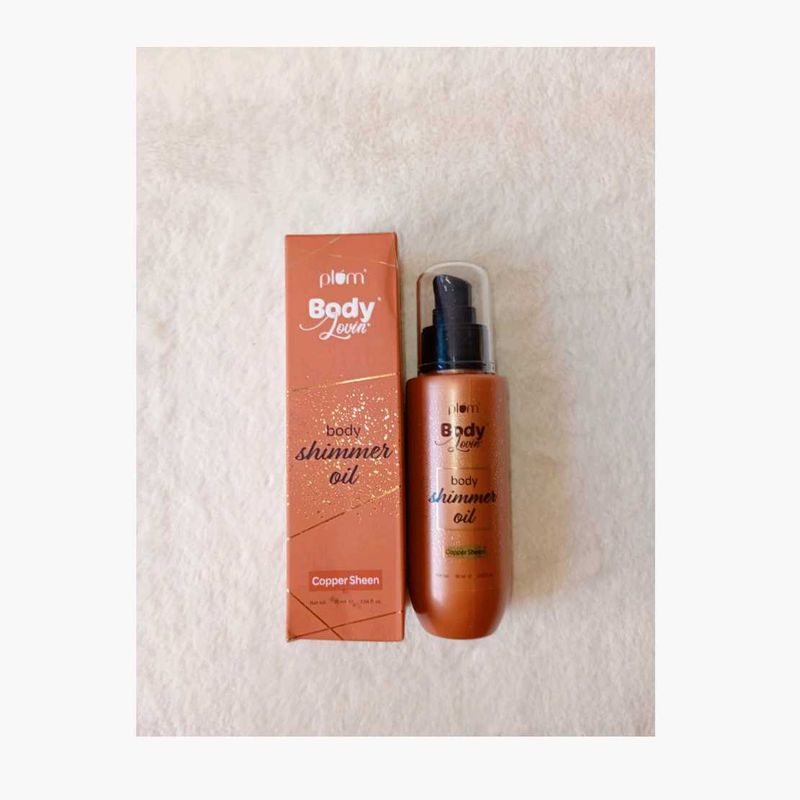 Plum Copper Sheen Body Shimmer Oil (50ml)