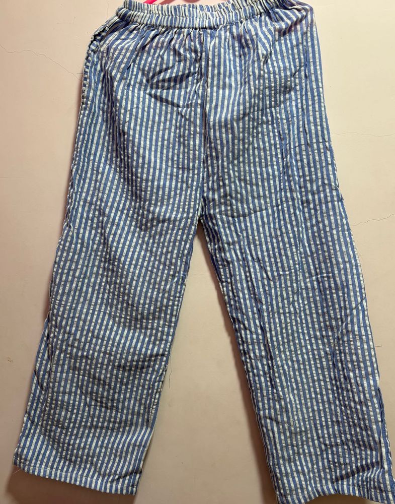 Blue Stripped Trousers