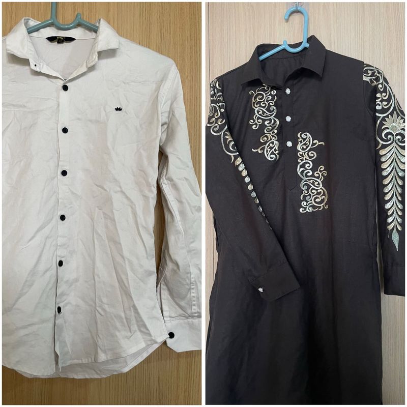 Boy’s Shirt &amp; Kurta Set
