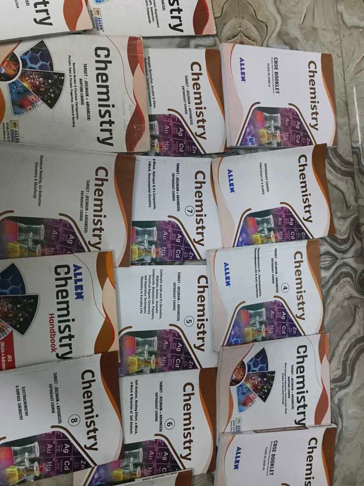 Allen Chemistry Books Set