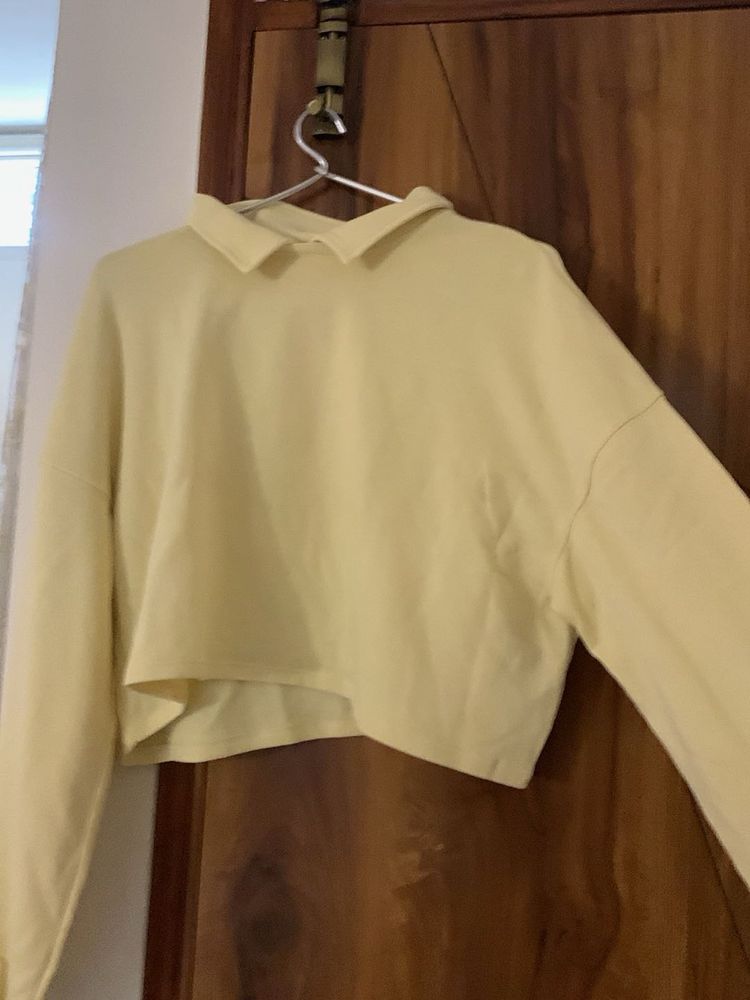 Cute Yellow Crop Top