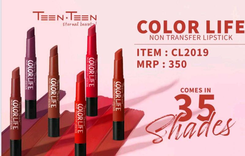 Colour Life Lipsticks - Many Shades