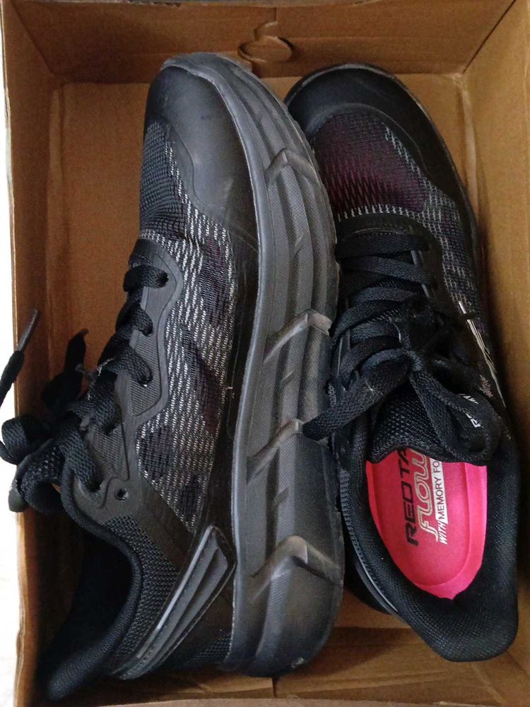 Black Sport Shoes By Red Tape