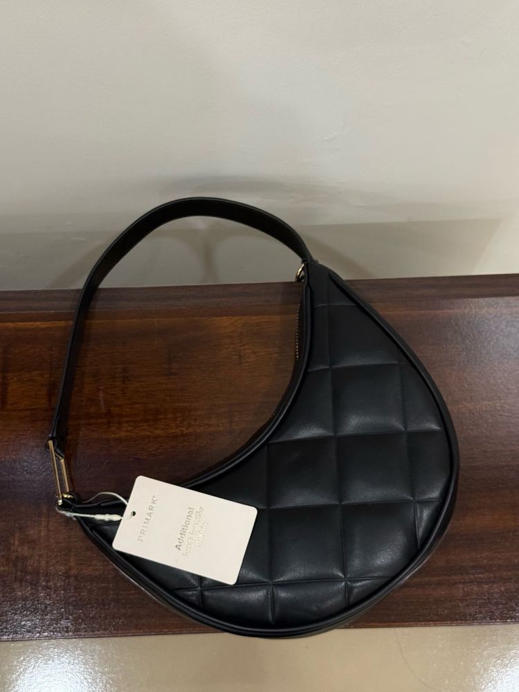 Primark Quilted Shoulder Bag w Additional Handle