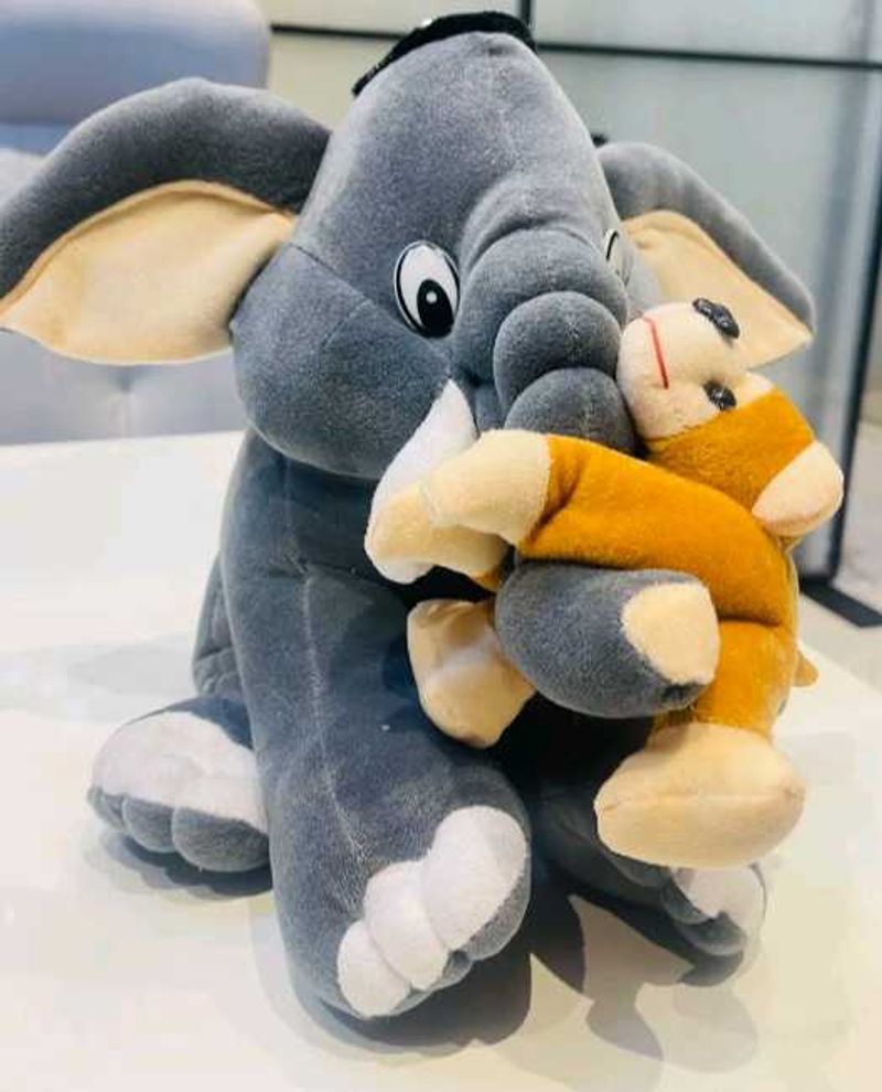 Elephant Plush with Teddy
