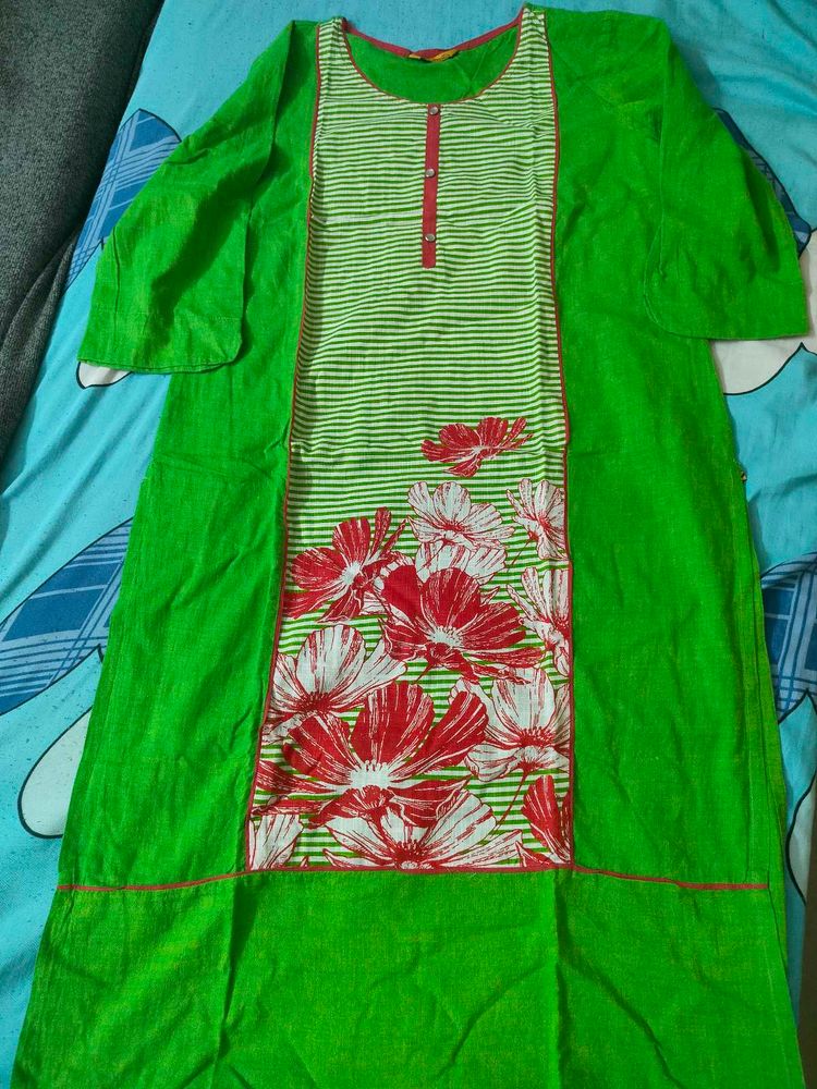 New Green Aurelia Kurthi Size:M