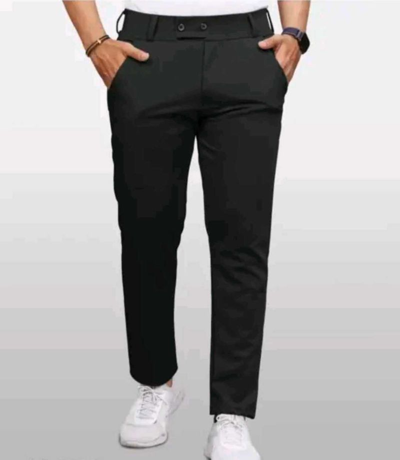 Black Lycra Pant, Casual And Formal Wear Pant