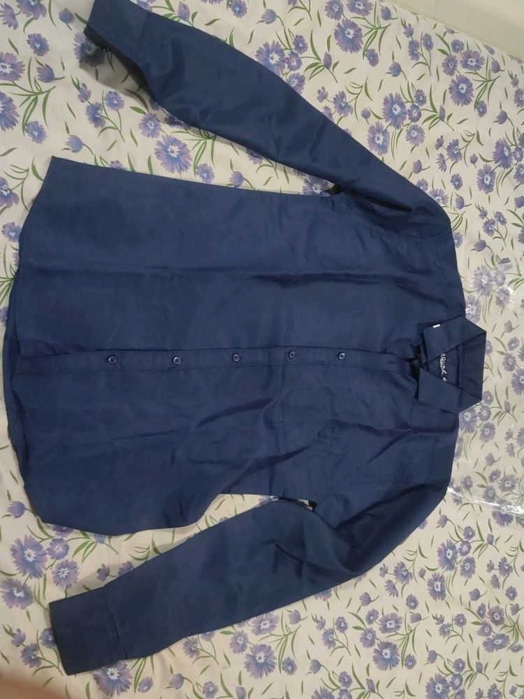 Navy Blue Casual Shirt