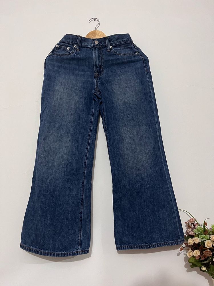 Wide Leg Denim Jeans