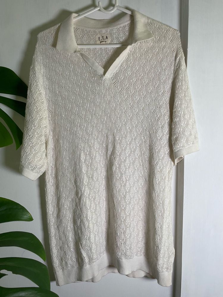 E.T.A. Knitted Polo Tee