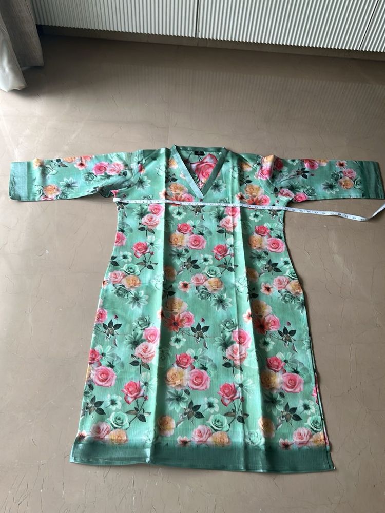 Brand New Floral Print Kurta