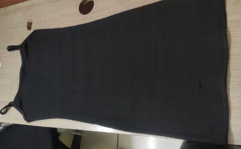 Black bodycon mini dress