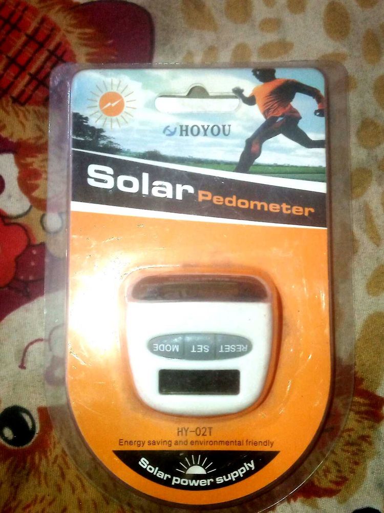 Solar Pedometer