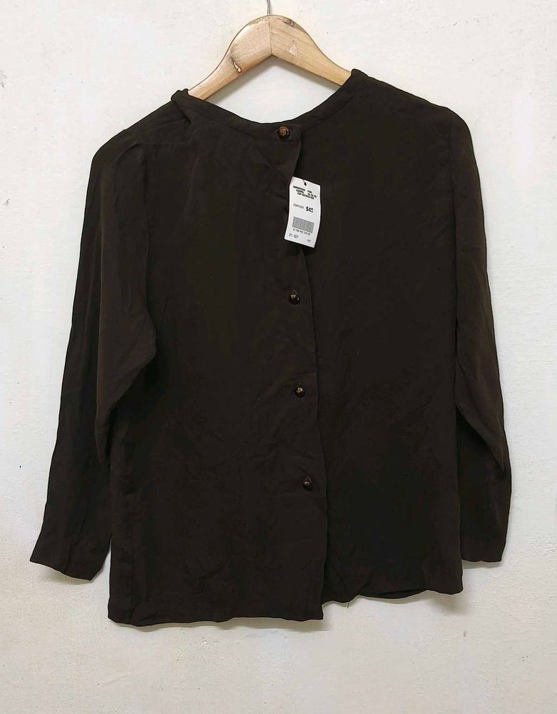 Trendy New Brown Long Sleeve Top