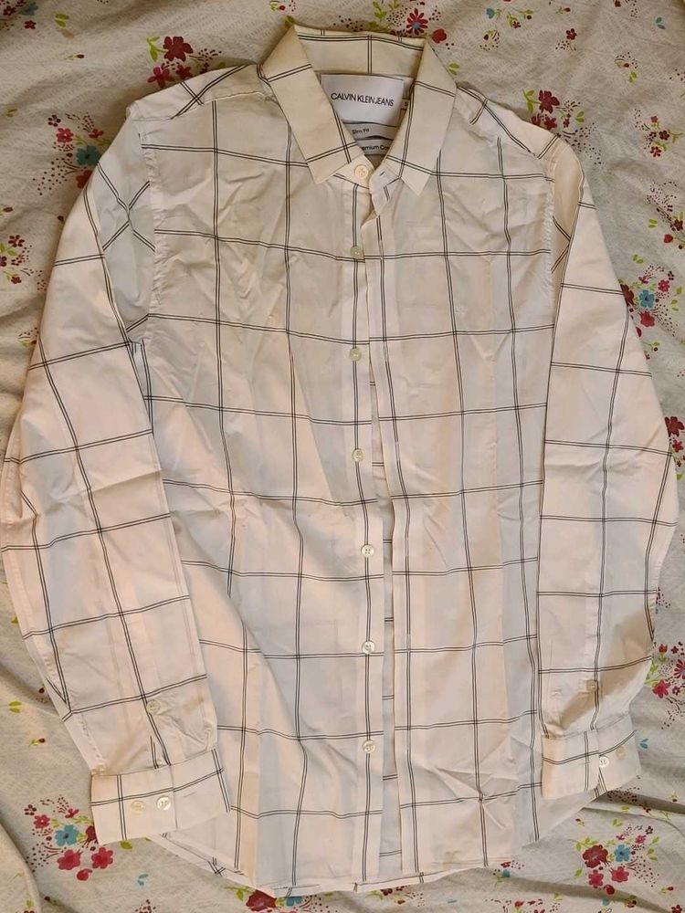 Calvin Klein Checkered Shirt