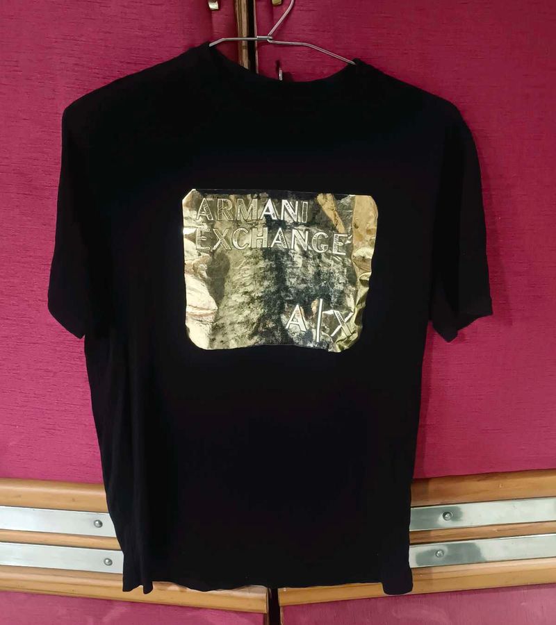Armani Exchange Black Tee