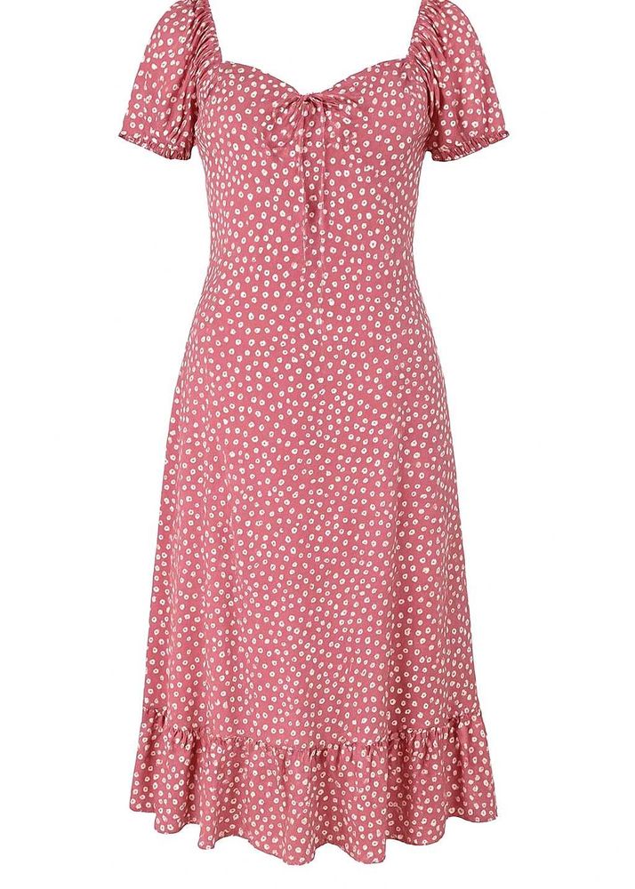 Sweetheart Summer Dress in Dusty Rose🎀