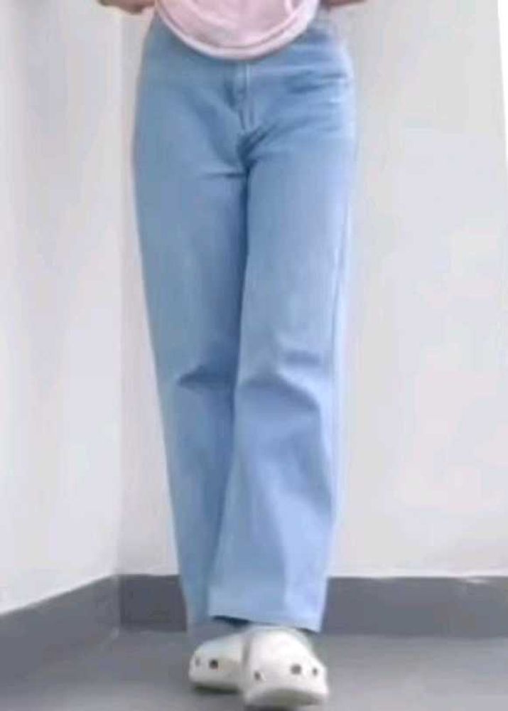 Light Blue Straight Jeans