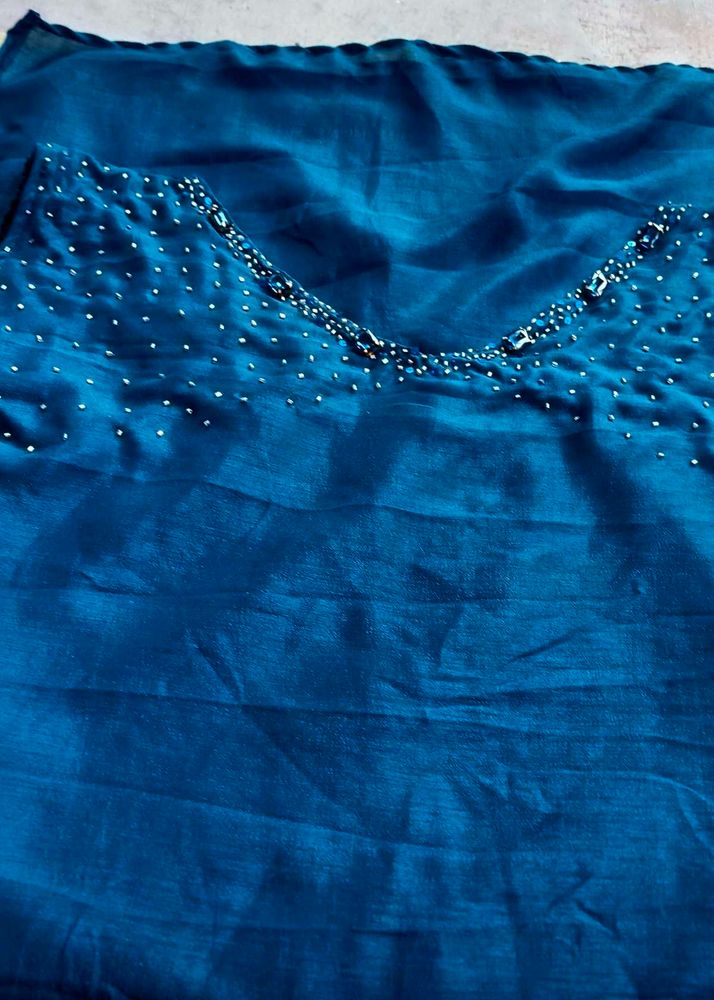 Beautiful Stone Work Kurti