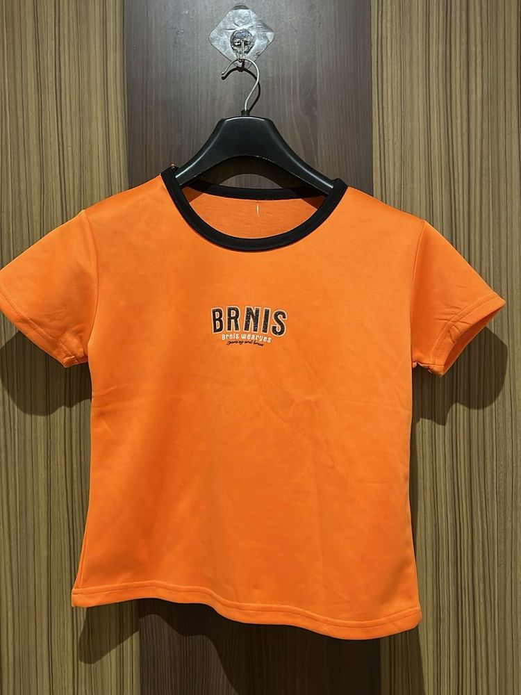 Orange BRNIS Tee