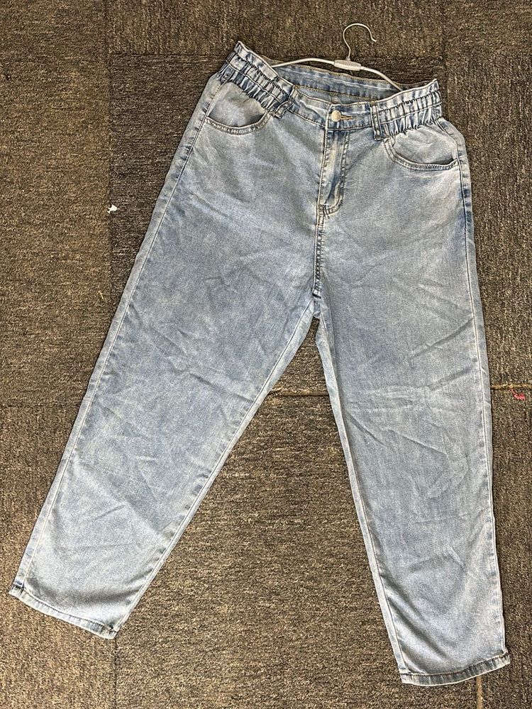 Light Wash Denim Pants