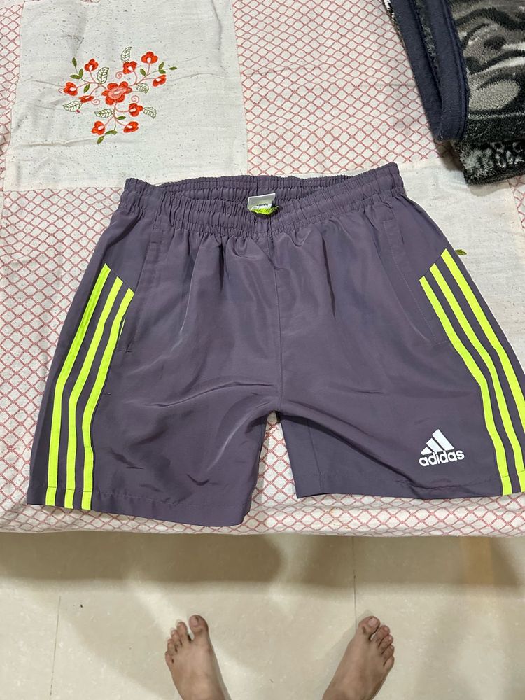 Adidas Striped Athletic Shorts