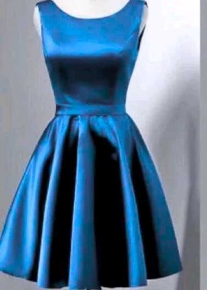 New Short Satin Frock