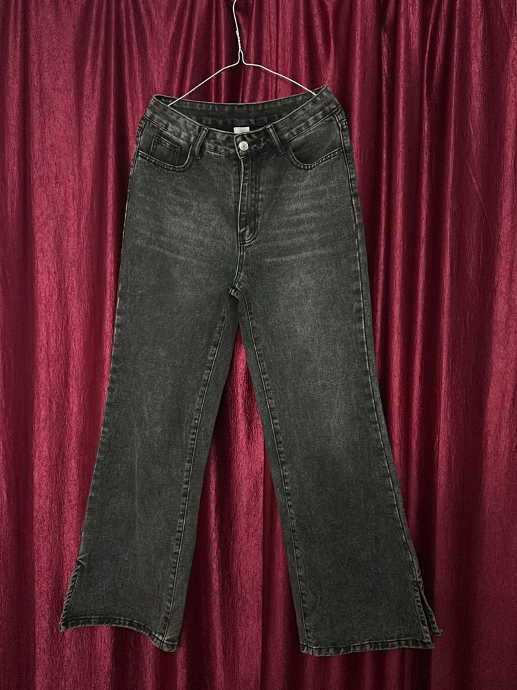 Mid-waist flare Leg Denim Jeans