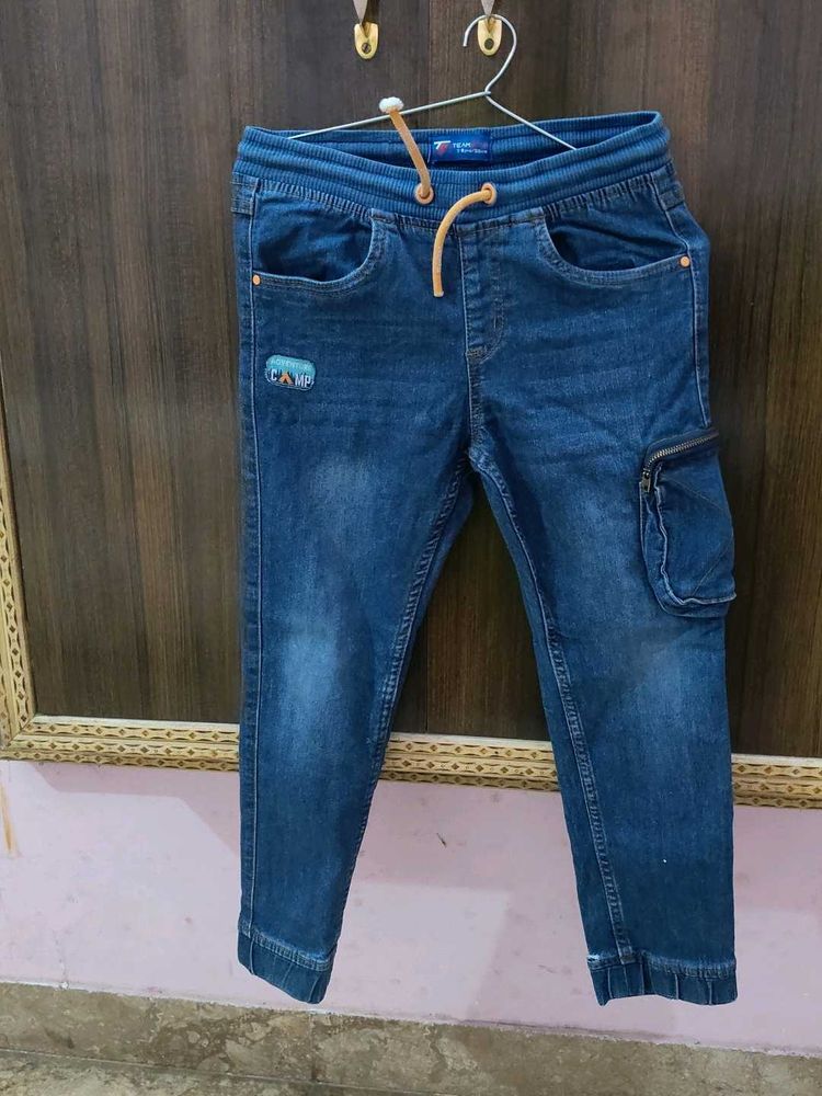 Boy&#39;s Denim Joggers
